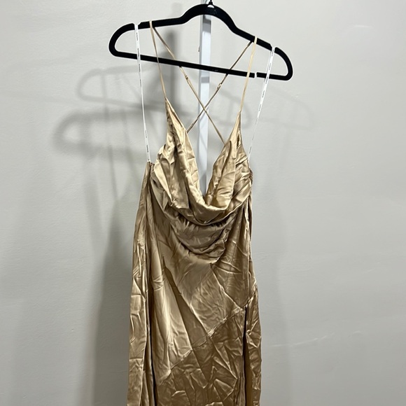 RETROFETE EMERY EMBELLISHED SILK DRESS large - Picture 4 of 14